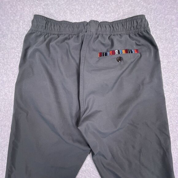 Wowie Sapien Pants Mens Medium Charcoal Pull On Aztec Trim Casual Performance - Picture 13 of 14